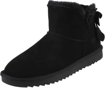A single black boot is shown against a white background.