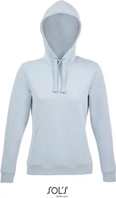Produktbild von SOLs 03103 | Damen Sweat WomenŽs Hooded Sweatshirt Spencer - Farbe: Creamy Blue - Größe: XS