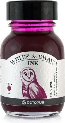 Produktbild von Write and Draw Ink 397 Pink Owl, Schreib- und Zeichentusche, 50 ml