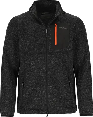 Produktbild von Blue Wave Herren Strickfleecejacke Liam mit Stehkragen - Fleecejacke in Strickoptik in Anthrazit Größe S