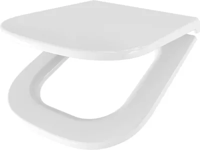 Zdjęcie produktu dla Deska sedesowa wolnoopadająca biała wytrzymała wygodna ergonomiczny kształt