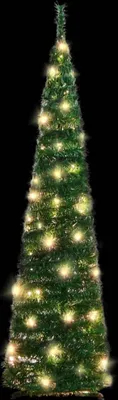 Immagine prodotto di Albero di Natale Artificiale Pop-up con 50 LED Verde 120 cm