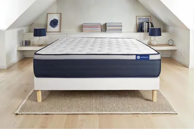 Produktbild von Actimemo max matratze 140x220cm + Bettgestell mit lattenrost , Härtegrad 4 , Memory-Schaum , Höhe : 26 cm