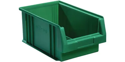 Produktbild von LA-KA-PE Sichtlagerkasten PLK L330 x B213 x H150 mm PP grün - 01550 02 03