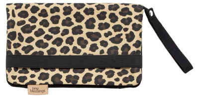 Productafbeelding van Luiertas - 28 x 17 cm - Katoen - Wasbaar - Met 4 vakken