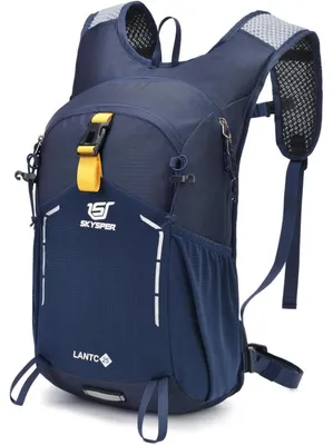 Produktbild von Wanderrucksack Herren 25 Liter Blau Tagesrucksack Trekking Camping Outdoor Travel