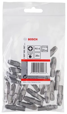 Produktbild von Schrauberbit Extra-Hart PZ 4, 32 mm, 25er-Pack