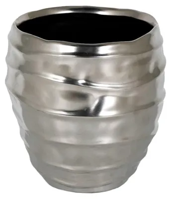 Obrázok produktu pre Kaheku, kvetináč, strieborná farba, 17 Ø, 17,5h, kód: 7833040594