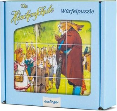 Produktbild von esslinger Puzzle Die Häschenschule Würfelpuzzle