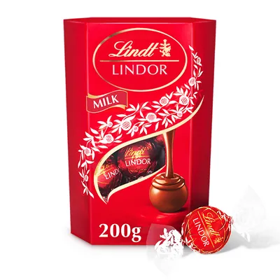 Image de LINDT Lindor Pralines Chocolat au lait 200 g