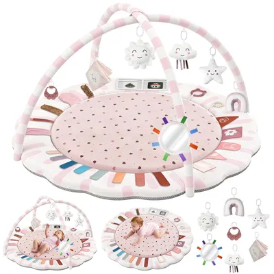 Obrázek produktu pro Hrazdička pro miminka - Hrací podložka - 115 x 115 cm - 4 cm silná