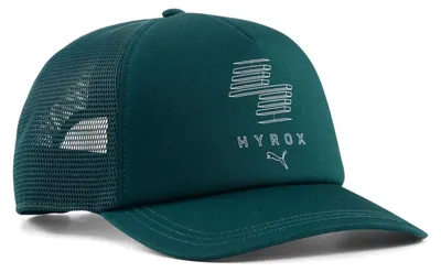 Imagen del producto de PUMA cap Puma x Hyrox Trucker Cap Dark Green verde oscuro