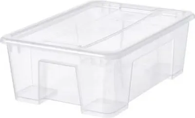 Zdjęcie produktu dla Ikea Samla Pojemnik Z Pokrywką Przezroczysty 11L