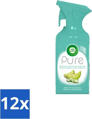 Obrázok produktu pre Air Wick – sprej do interiéru – Čistá melóna a uhorka – 250 ml – výhodné balenie – 12 kusov