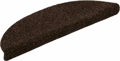 Immagine prodotto di vidaXL Tappetini autoadesivi 20 pezzi 56x17x3 cm Marrone Semicircolare