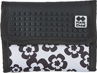 Productafbeelding van Portemonnee met vak, 13 cm, zwart/wit