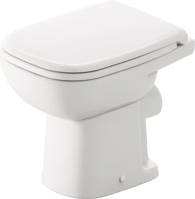 Produktbild von Duravit Stand WC Tiefspüler 350x480x385 mm eckige Form Toilette stehend weiß