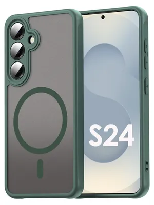 Produktbild von Handyhülle für Samsung Galaxy S24 Matt Case Schutzhülle Kratzfest Passgenau Grün