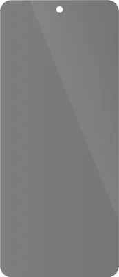 A close-up, top-down view of a smartphone screen protector.