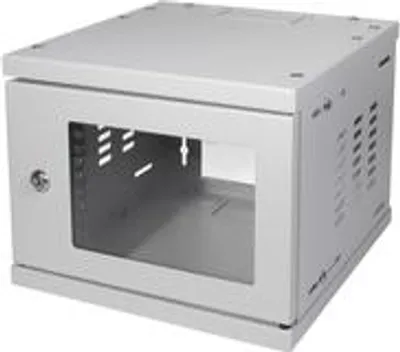 Produktbild von LogiLink W06Z33G, Wandmontiertes Regal, 4U, 20 kg, 6 kg, Grau