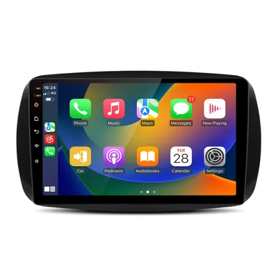 Produktbild von 9''Android15 Carplay android auto DAB+ autoradiosGeeignet Für Mercedes Benz Smart Forfour Fortwo 453 2015-2019  GPS RDS SWC wifi BT