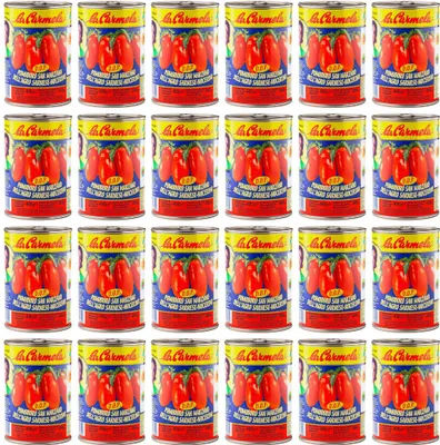 Produktbild von Pomodoro San Marzano 400g geschälte Tomaten - La Carmela