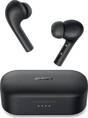 Image de AUKEY "EP-T21" Casque d'écoute Bluetooth (True Wireless Earbuds, 25 heures d'autonomie avec boîtier de charge, Bluetooth 5, contrôle tactile, appairage automatique, microphone intégré)