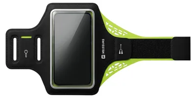 Produktbild von Swissten, Sport-Armband Touch für Smartphone 7" IP53 mit Verstellbarem Riemen, Schwarz