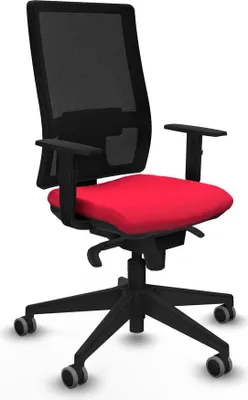 Image de Chaise de bureau Horna Piqueras y Crespo 1D066G0 rouge