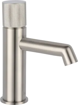 Produktbild von Ben Engraved Cross Waschtischbatterie inEdelstahl - Wasserhahn Bad Mischbatterie