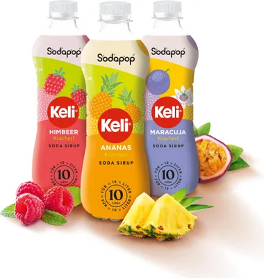 Produktbild von SODAPOP KELI Sirup 3er Set (je 1 Flasche)
