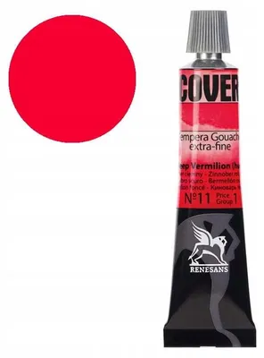 Image de Peinture Gouache Renesans Cover 20ml Cynabre Sombre