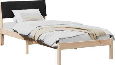 Immagine prodotto di Struttura del Letto con testiera Marrone e nero 90 x 200 cm