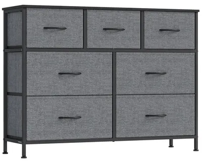 Produktbild von SONGMICS Kommode, Aufbewahrungsschrank, 7 Schubladen, Stahl
