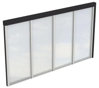 Produktbild von Seitenwand Polycarbonatplatten SKAN HOLZ 355 x 200 cm anthrazit