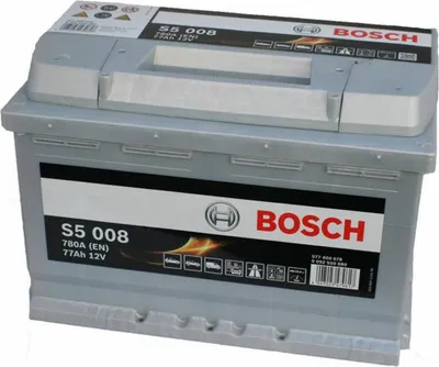 Immagine prodotto di Bosch S5 008 Batteria per auto 12V 77Ah 780A