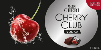 Produktbild von Mon Cheri Cherry Club Vodka Kirschen mit einem Hauch von Vodka 157g