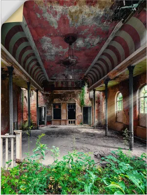 Produktbild von ARTland Wandbild, selbstklebend Lost Place - Tanzsaal Ballsaal Größe: 45x60 cm