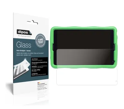Produktbild von 2x Schutzfolie für Medion Kids Tablet E10440 matt - Anti-Shock 9H Folie dipos Glass Kunststoffglas