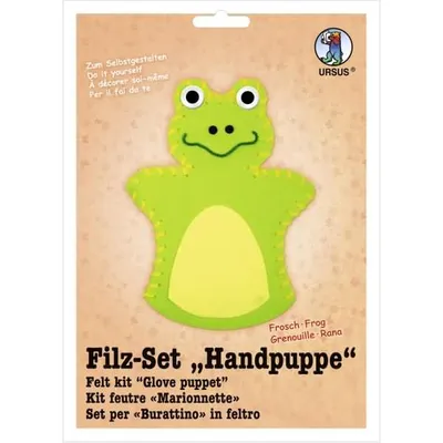 Produktbild von Filz-Set Handpuppe Frosch