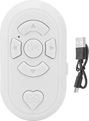Produktbild von Bluetooth -Fernbedienungs -Video -Seite Turner, Emote Fingertip Controller Smart Clicker Fotos Videos, drahtloser Ringkamera Shutter (weiß)