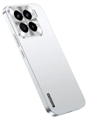 Immagine prodotto di Per Xiaomi 15 Pro Streamer Series Custodia per cellulare con design in metallo opaco raffinato, colore argento