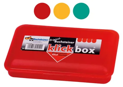 Produktbild von Buchsteiner Klickbox 20x13x4,0cm (Farbe zufällig, 1 Stück)