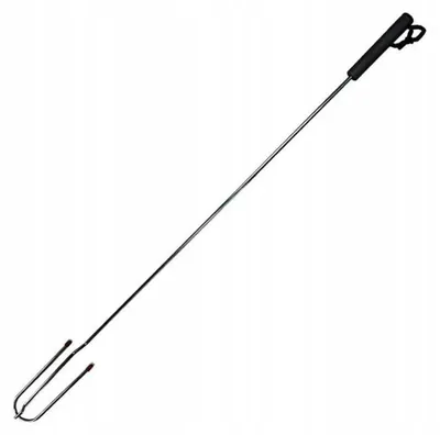 Zdjęcie produktu dla Szpikulec do grilla ze stali, 102 cm, ocynkowany, idealny do grillowania, ogniska i biwaków