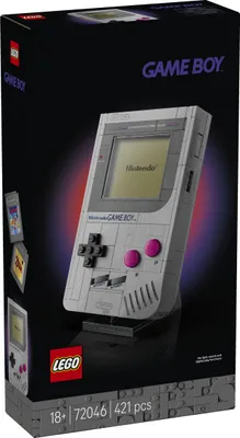 Produktbild von LEGO Super Mario Game Boy - DIY Set für Erwachsene - Nintendo Deko mit 2 Modulen inkl. Zelda & einem Stand - Retro Modellbau zum Ausstellen - Kreativer Baukasten - Geschenk für Gaming Fans - 72046