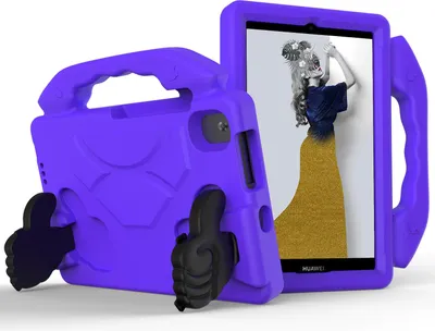 Produktbild von Kinder Schutzhülle für Lenovo Tab M8 4th Gen/Tab M8 HD/Tab M8 FHD 2nd Gen/Tab M8 3rd Gen, Leicht EVA-Schaum mit Griff Ständer Hülle Lila
