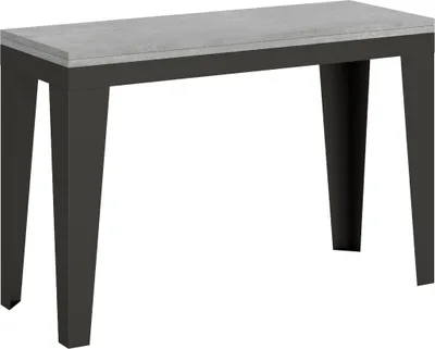 Produktbild von ITAMOBY - Klapptisch 120x45/90 cm Flame Double Zement Gestell in Anthrazit