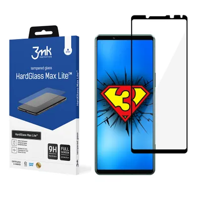 Produktbild von 3mk Display Gehärtetes Glas HardGlass Max Lite für Sony Xperia 5 IV 0,3mm 9H