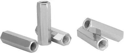 Productafbeelding van Zeskantmoeren van staal, M10 x 40/50 - 5 stuks