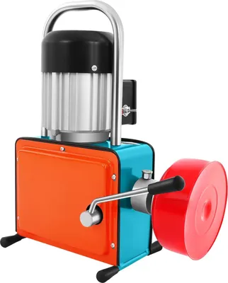 Obrázok produktu pre Stroj na čistenie potrubia - Čistič kanalizácie - 1000 W - 400 ot/min - Ø 20-150 mm - 30 m špirála - Medený motor - Železo
